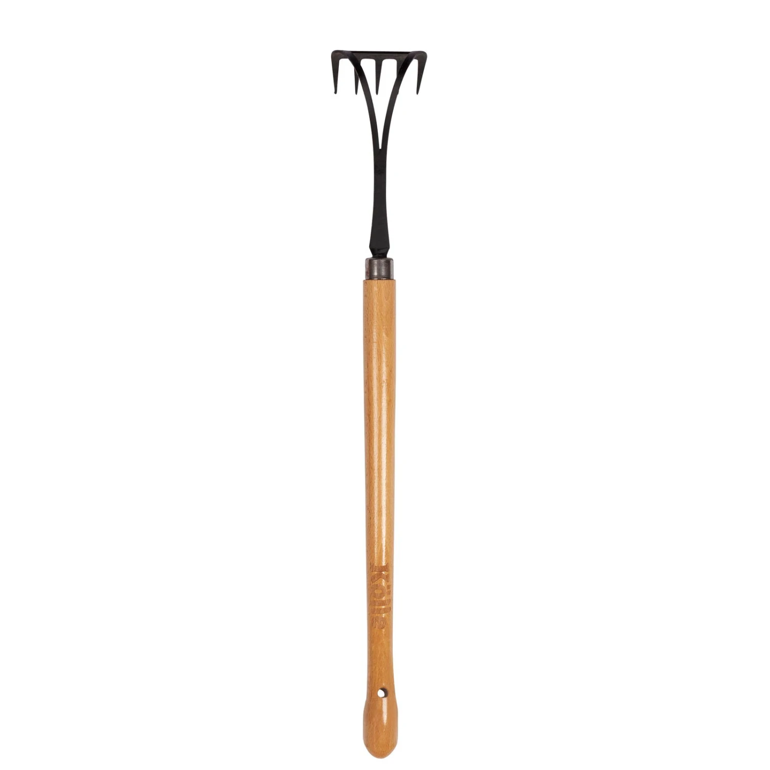 Kölle Handrechen, Handgeschmiedet, Kohlenstoffstahl, Stiel 50 Cm, Buche 1 Kölle Handrechen, Handgeschmiedet, Kohlenstoffstahl, Stiel 50 Cm, Buche